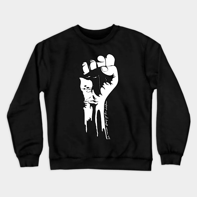 'We Remain Strong For The Children' Refugee Care Shirt Crewneck Sweatshirt by ourwackyhome